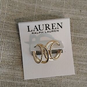 Lauren Ralph Lauren Gold Hoop Earrings
